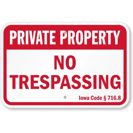 I Quit Smoking Ansi Warning Aluminum Sign — product artwork