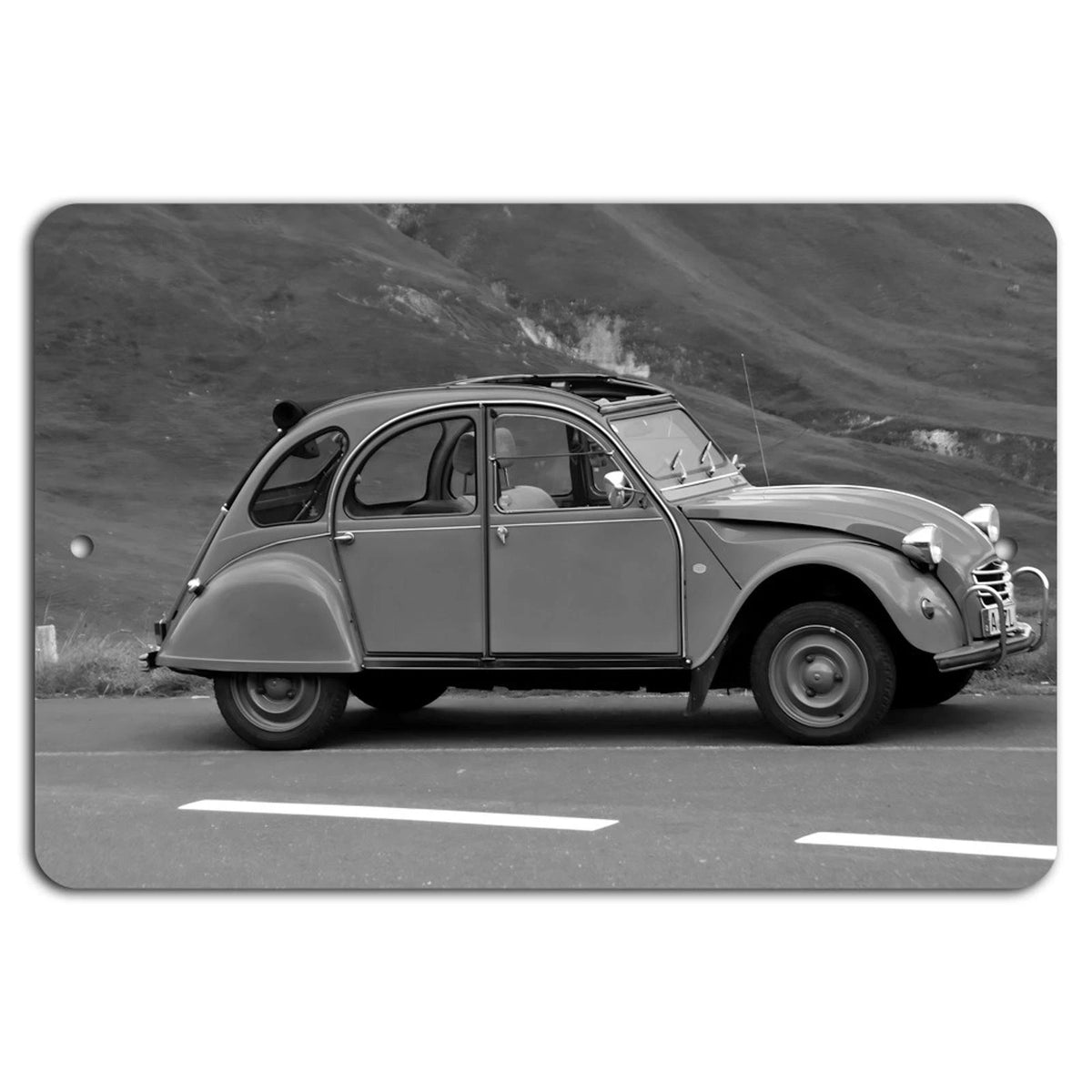 Classic 2CV Vintage Garage Aluminum Sign — product artwork