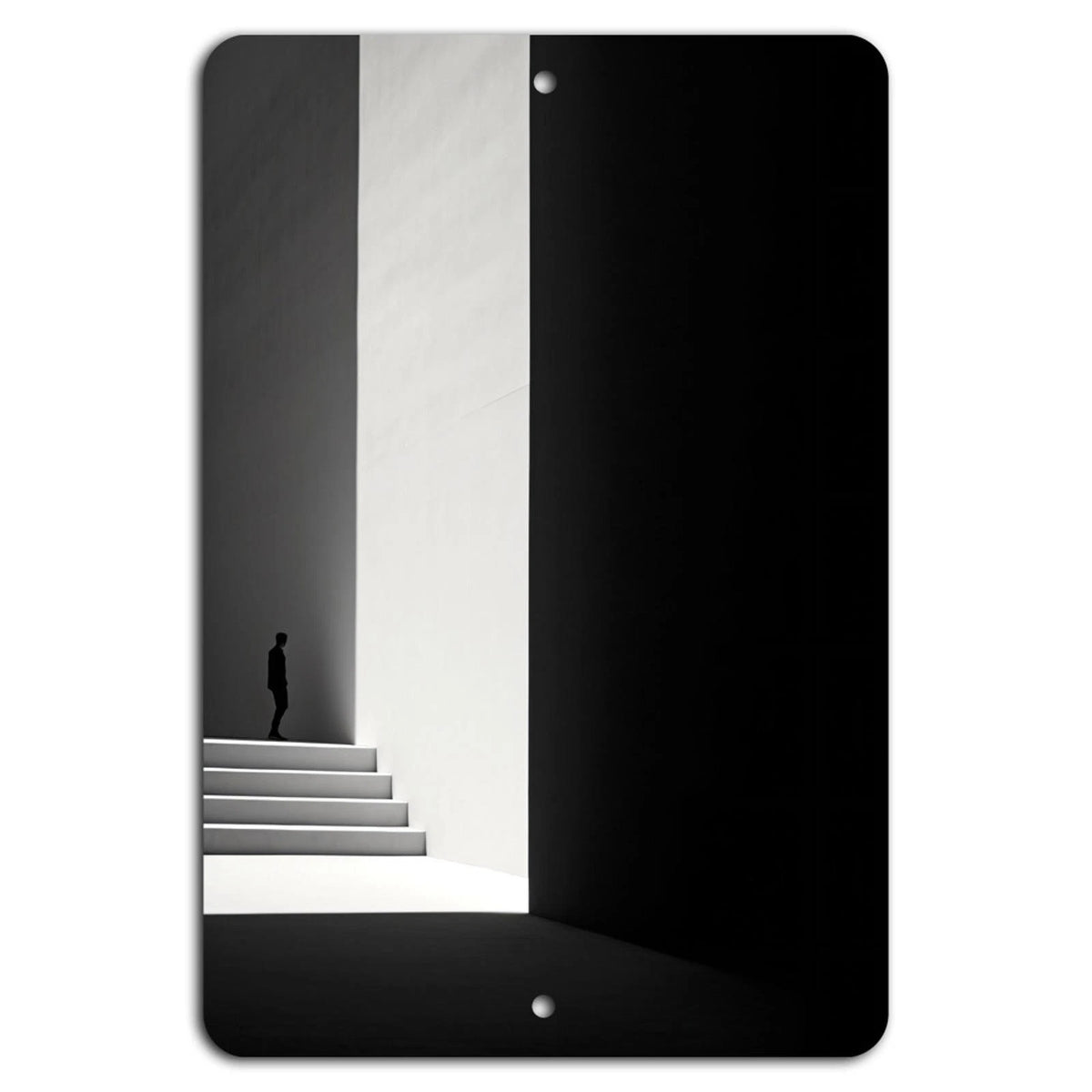 Abstract Handmade Modernist Aluminum Sign — product artwork