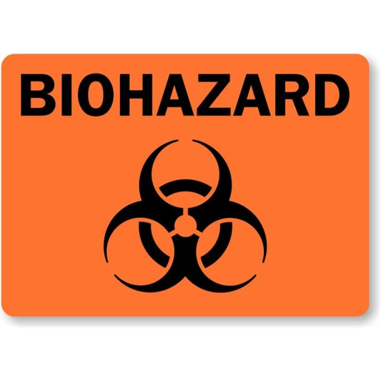 Biohazard Warning Sign — product artwork