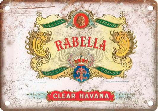 Cigar Box Rabella Havana Reproduction Aluminum Sign — product artwork