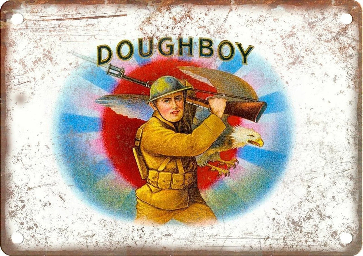 Doughboy Cigar Reproduction Aluminum Sign — product artwork