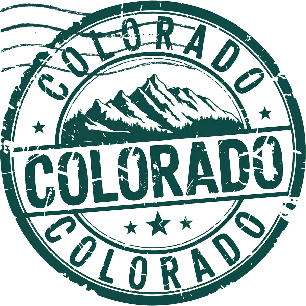 Colorado Landmark Round Aluminum Sign — product artwork