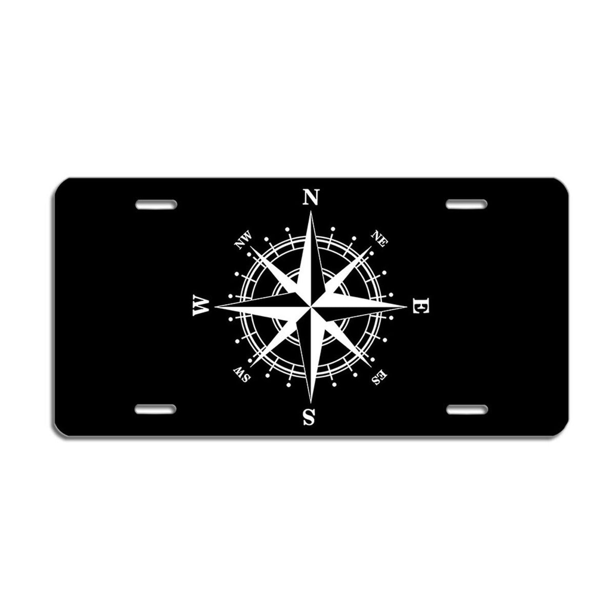 Compass Symbol - Adventure Decorative Aluminum Plate — product artwork