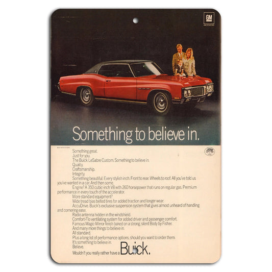 Buick Lesabre Vintage Retro 1970s Classic Car Aluminum Sign — product artwork