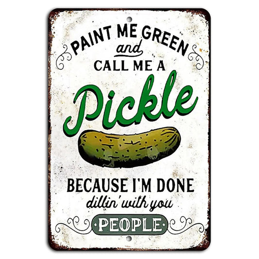 Funny Rustic Vertical Aluminum Sign — product artwork