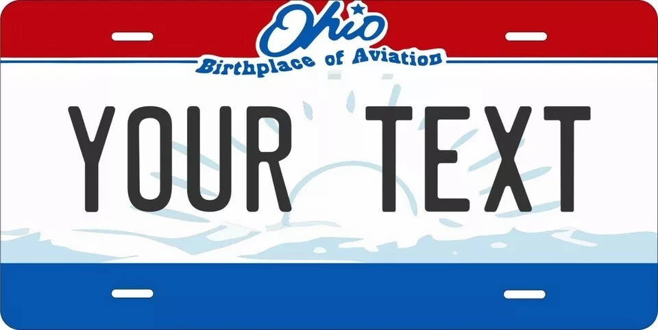 Ohio 2004 Personalized Replica License Plate — product artwork