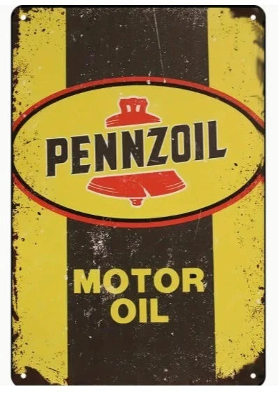 Penzoil Motor Oil Aluminum Sign — product artwork