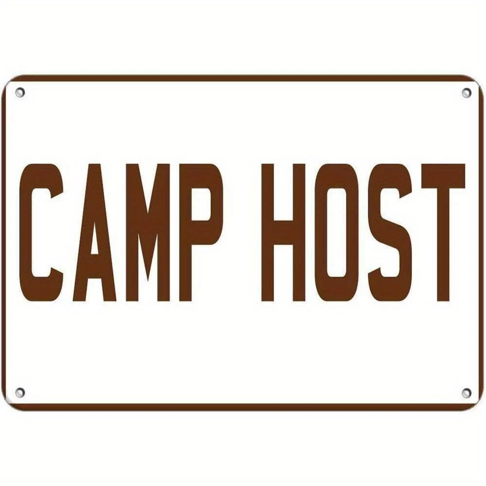 Vintage Camp Rustic Aluminum Sign — product artwork