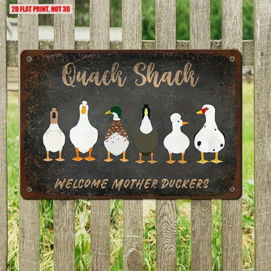 Duck Funny Duck Lover Farm Garden Aluminum Sign — product artwork