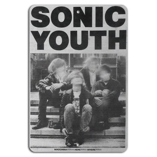 Sonic Youth Punk Industrial Aluminum Sign — product artwork