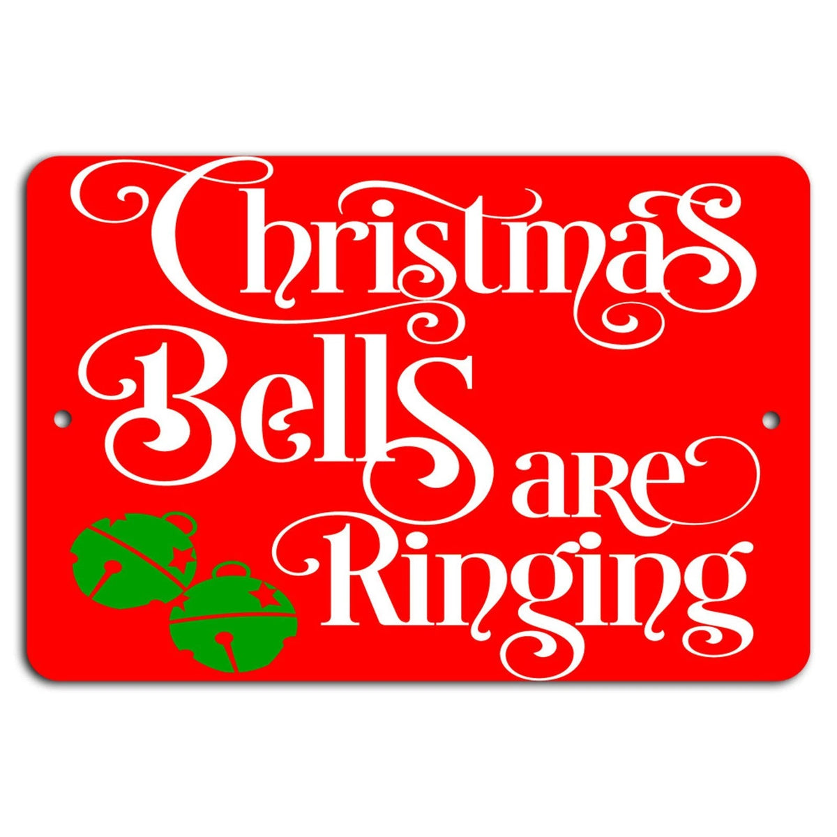 Christmas Festive Aluminum Sign — product artwork