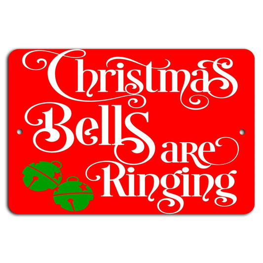 Christmas Festive Aluminum Sign — product artwork