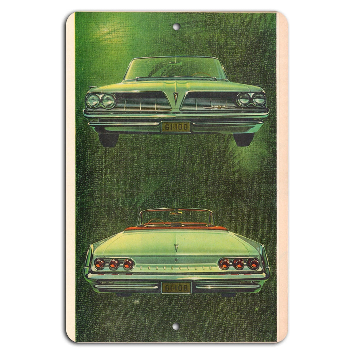 Pontiac Vibe Vintage Retro Garage 1960s Art Aluminum Sign — product artwork
