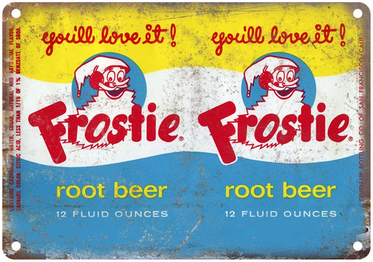 Old Fashioned Root Beer Funny Vintage Reproduction Aluminum Sign — product artwork