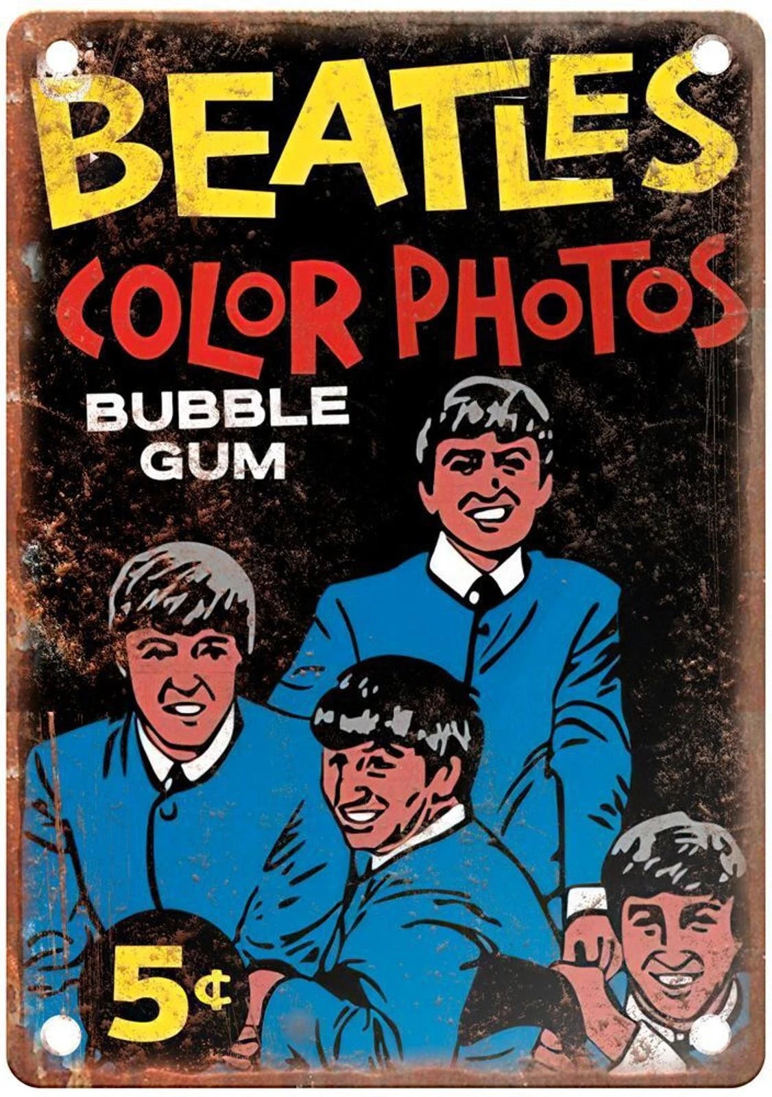 Color Photos Bubble Gum Sign — product artwork