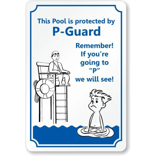This Pool Is Protected by P-Guard Sign — product artwork