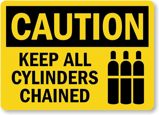 Caution Holes Aluminum Sign — product artwork