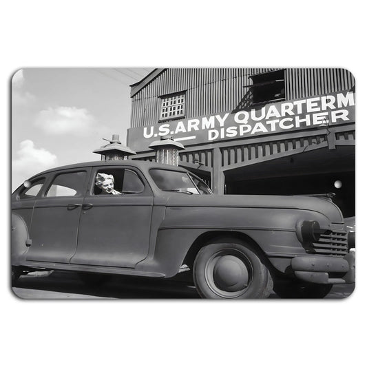 Vintage Army Military Inspired Retro Aluminum Sign — product artwork