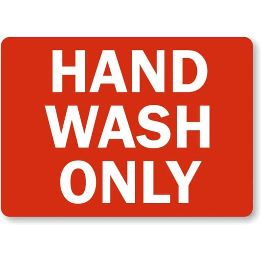 Hand Wash Cafeteria Lunchroom Aluminum Sign — product artwork
