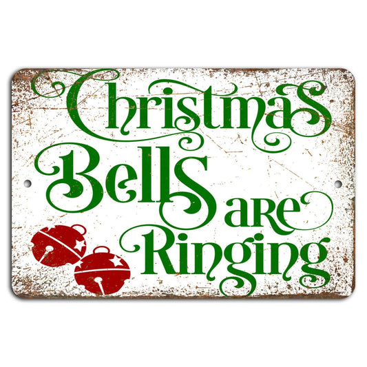 Christmas Rustic Holiday Cheer Aluminum Sign — product artwork