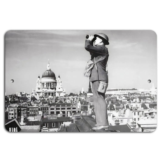 Vintage London Historic Landmark Aluminum Sign — product artwork