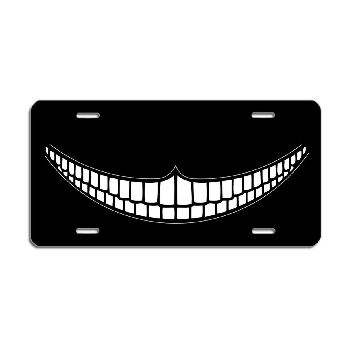 Cheshire Cat Grin - Spooky Animal Decorative Aluminum Plate — product artwork