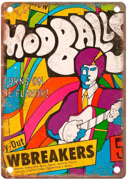 Hoppall Jawbreakers Aluminum Sign — product artwork