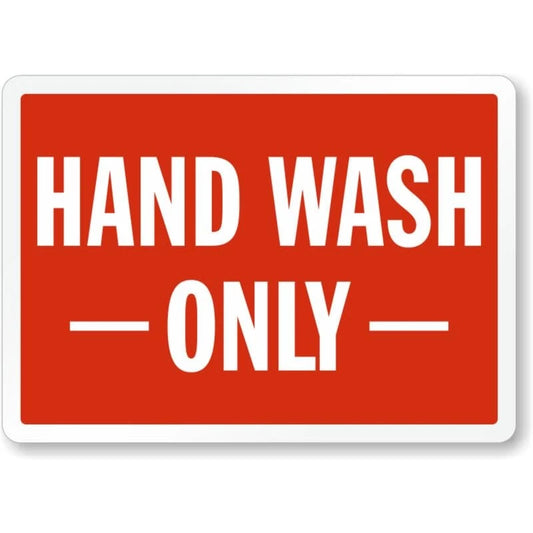 Hand Wash Food Safety Aluminum Sign — product artwork