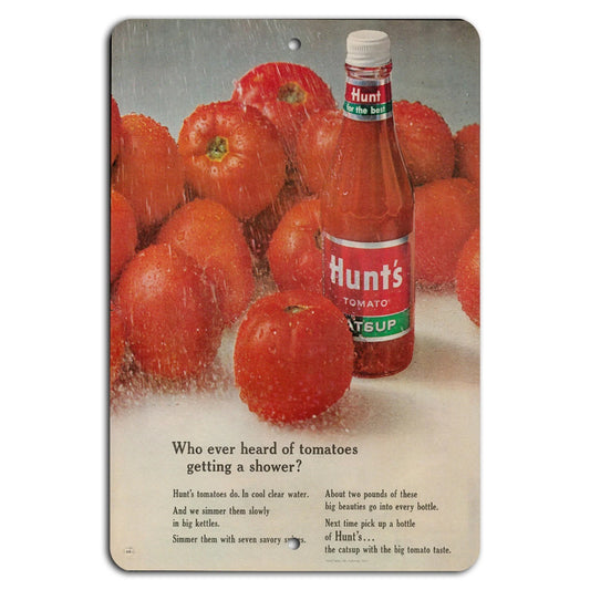 Vintage Ketchup Retro Aluminum Sign — product artwork