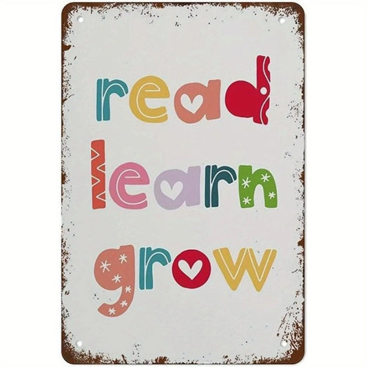Bunny Funny Kids Room Classroom Aluminum Sign — product artwork