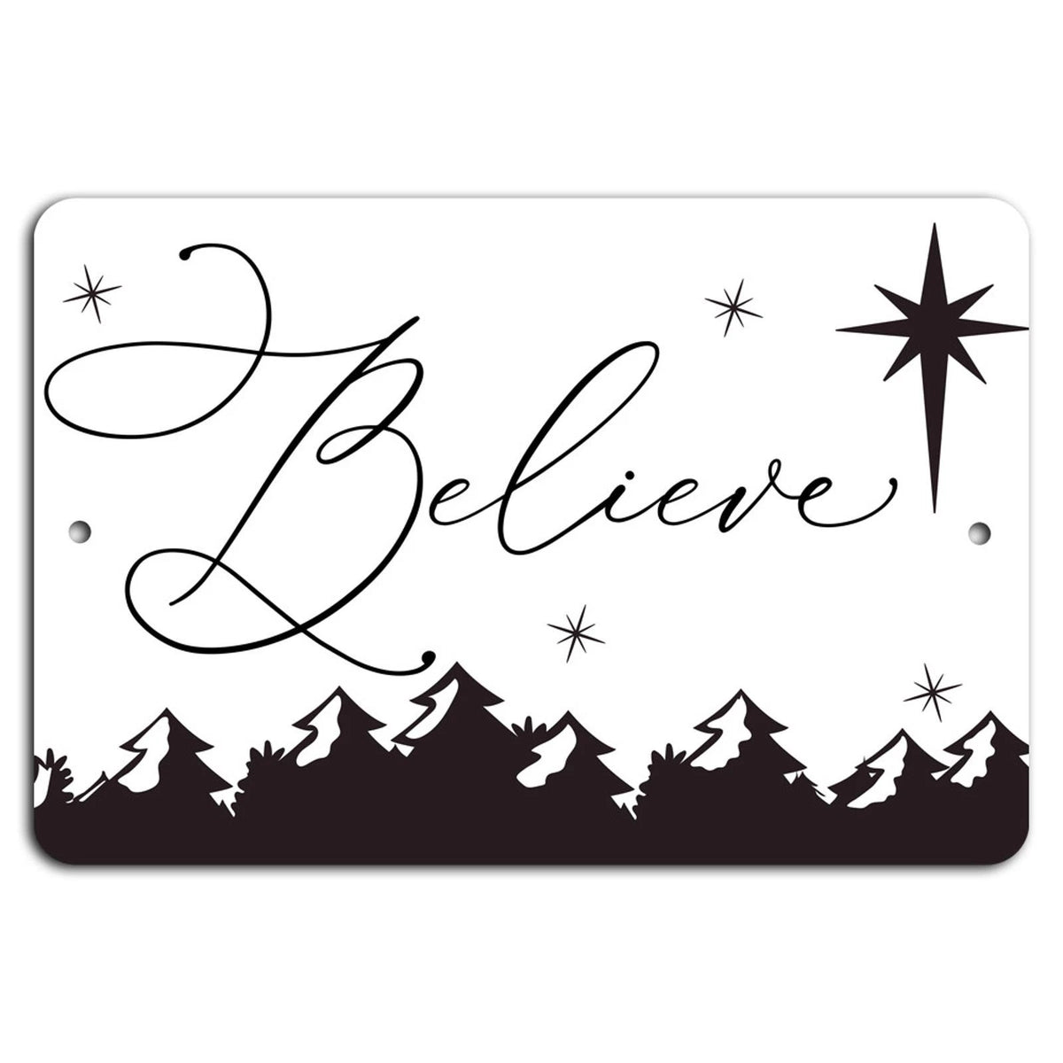 Woodland Magic Handmade Rustic Nature Aluminum Sign — product artwork