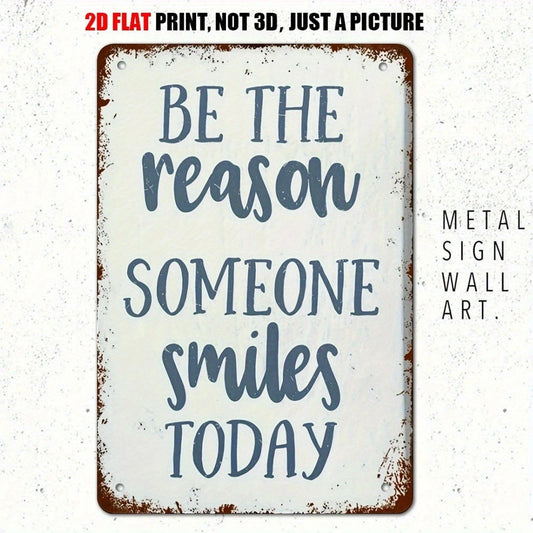 Vintage Inspirational Quote Funny Wall Art Aluminum Sign — product artwork