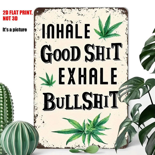 Vintage Tin Retro Inspirational Wall Art Funny Aluminum Sign — product artwork