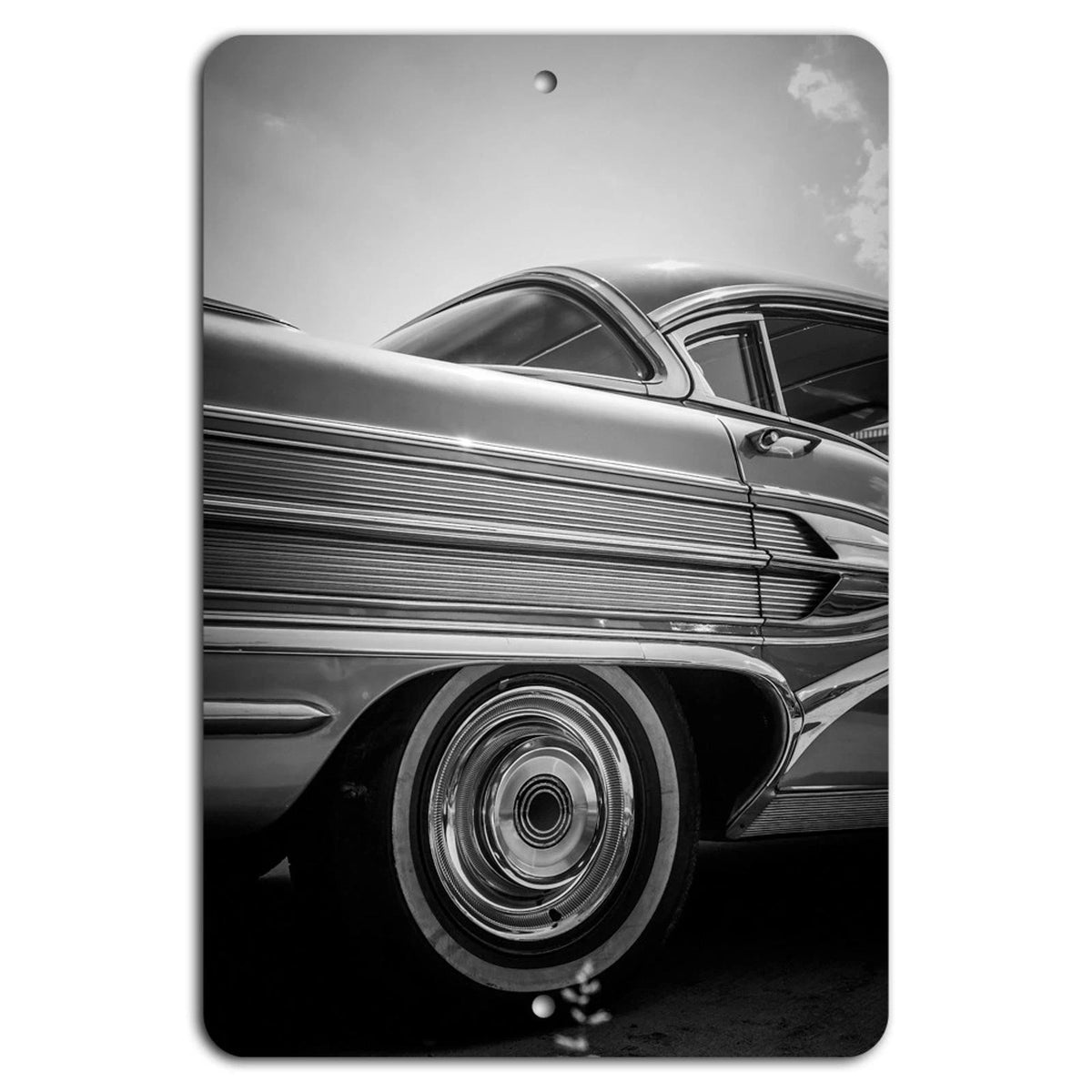 Vintage Car Retro Classic Car Art Aluminum Sign — product artwork