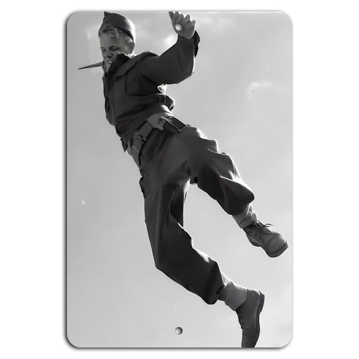 Vintage Parachute Retro Adventure Aluminum Sign — product artwork