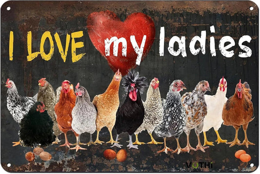 Chicken Coop Funny Kitchen Aluminum Sign — product artwork