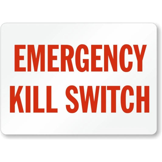 Electrical Equipment Warning Aluminum Sign — product artwork