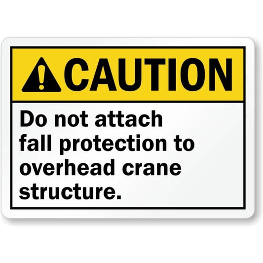 Do Not Attach Protection Aluminum Sign — product artwork