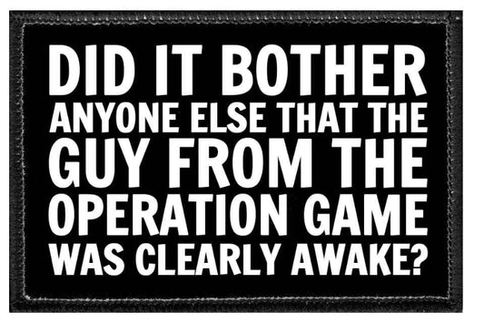 Does It Bother You the Operation Guy Was Awake Funny Aluminum Sign — product artwork
