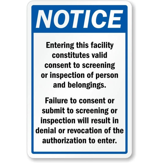 Intensive Care Patient Drip Aluminum Sign — product artwork