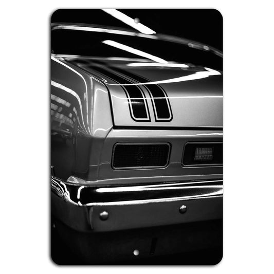 Muscle Car Retro Classic Garage Aluminum Sign — product artwork