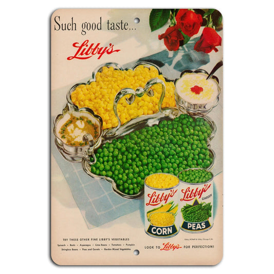 Libby's Vintage Retro Kitchen Aluminum Sign — product artwork
