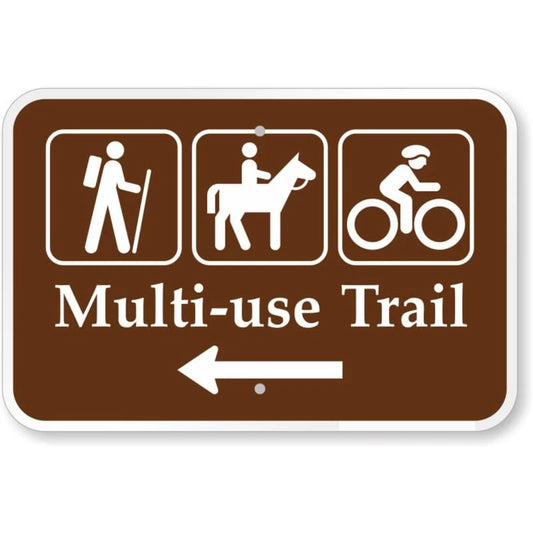 Multiple Power Source Panel Aluminum Sign — product artwork