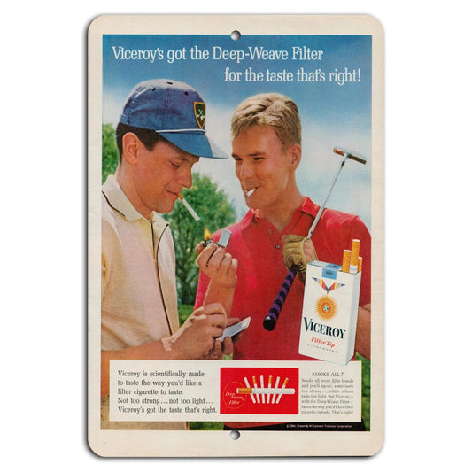 Viceroy Cigarettes Vintage Retro Decorative Aluminum Sign — product artwork