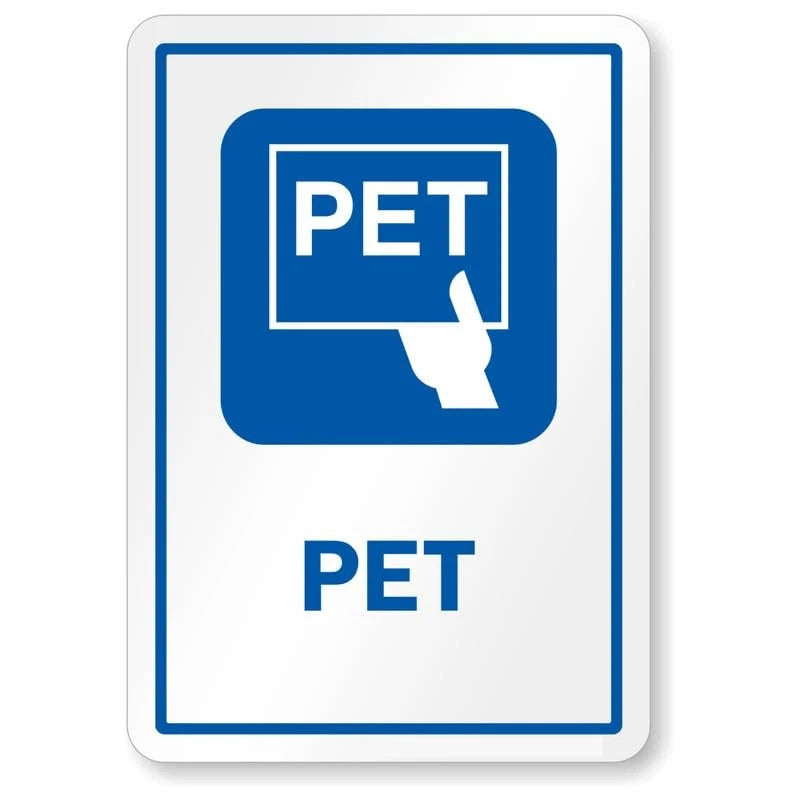 Pet Positron Emission Tomography Aluminum Sign — product artwork
