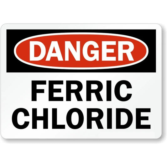 Danger Rust Resistant Aluminum Sign — product artwork