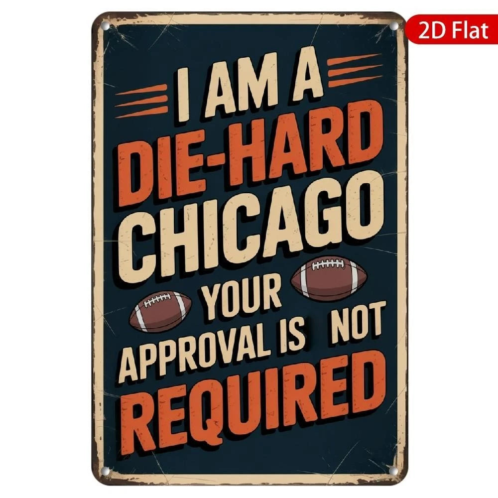 Chicago Tin Vintage Garden Aluminum Sign — product artwork