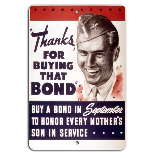Support Our Troops Patriotic Aluminum Sign — product artwork