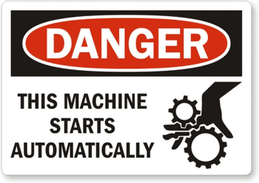 Automatic Machine Vinyl Holes Aluminum Sign — product artwork